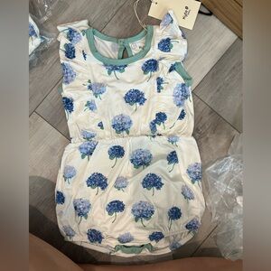 Kyte Baby Floral Sleeveless Romper